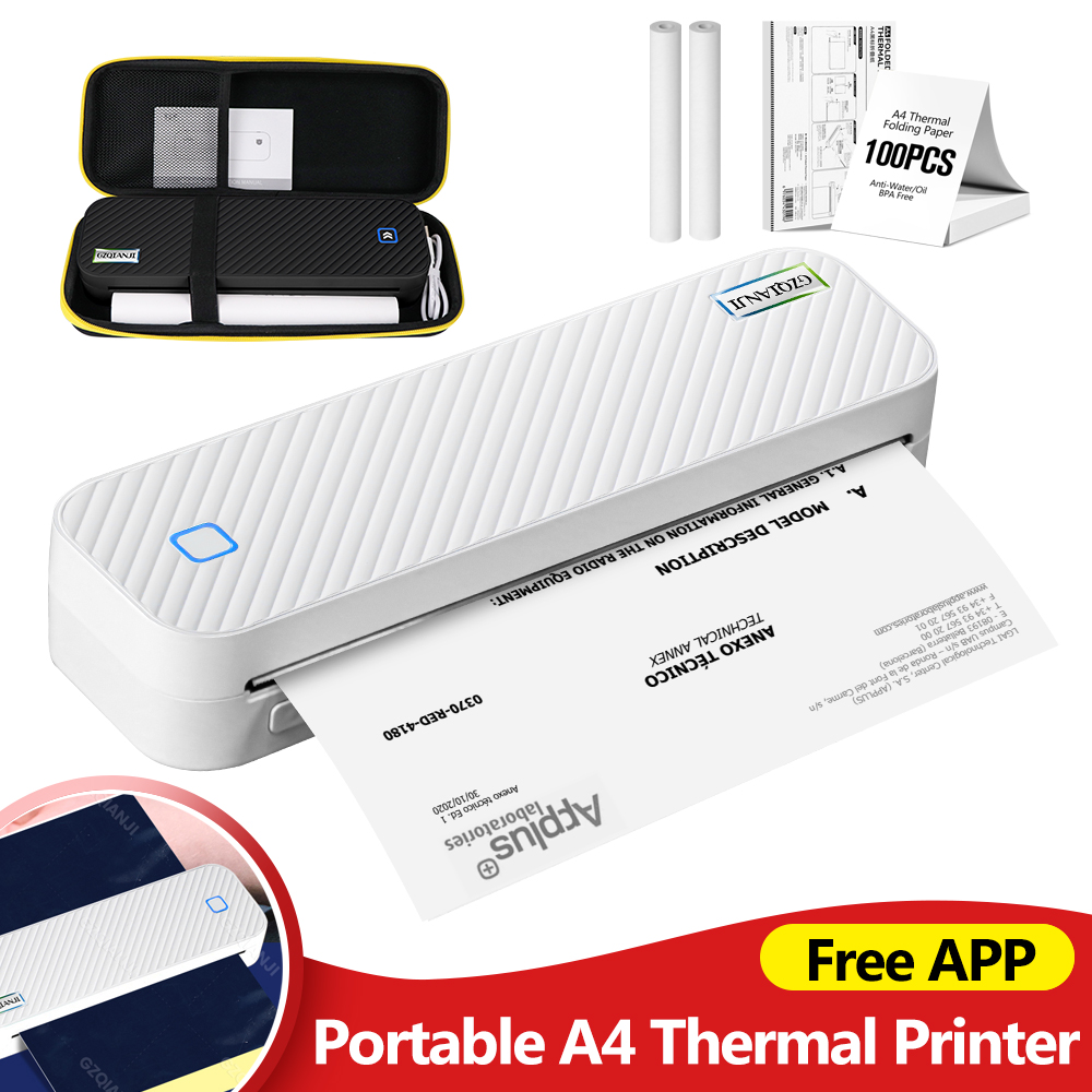 Impresora térmica portátil A4, Bluetooth: precio real y opiniones
